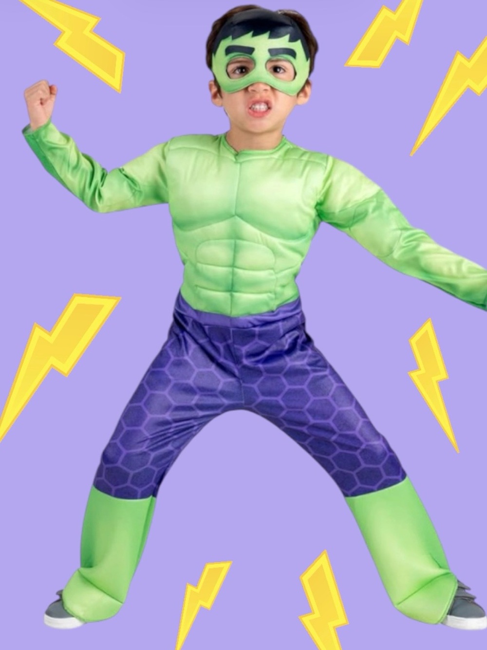 Incredible Hulk Superhero Costume with Mask